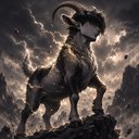 Jerry the goat logo