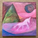 Pink Unicorn Painting logo